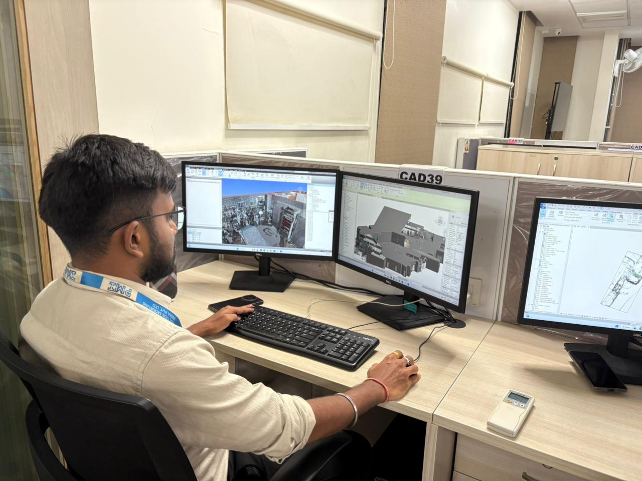 CAD Engineer working on SCAN to BIM Project at PMI Office