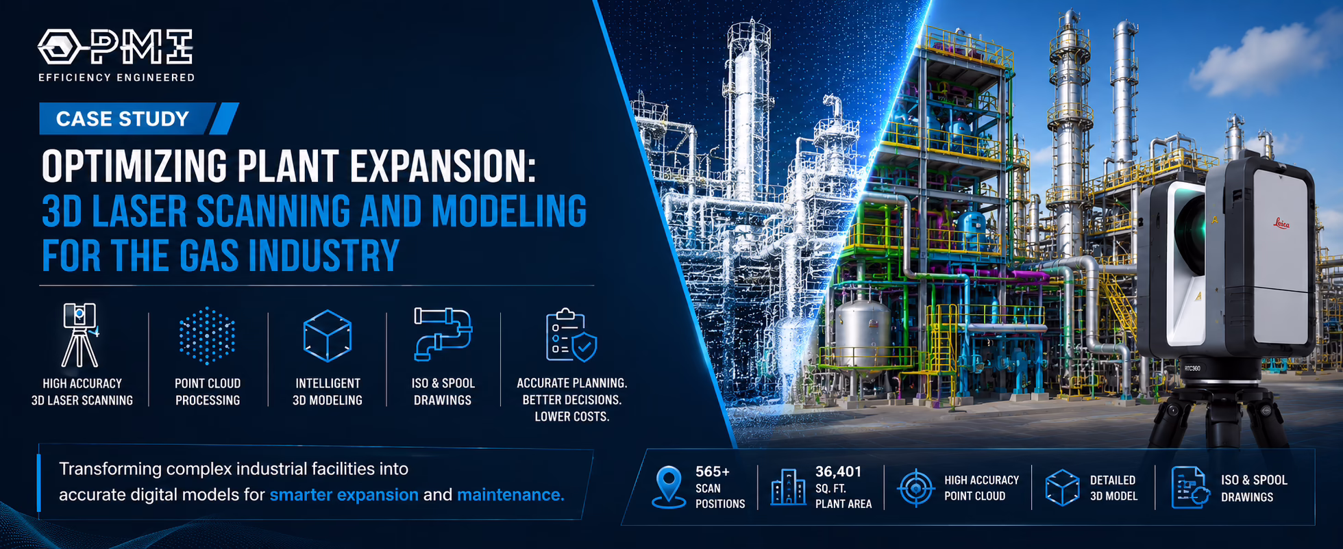 Optimizing Plant Expansion 3D Laser Scanning and Modeling for the Gas Industry
