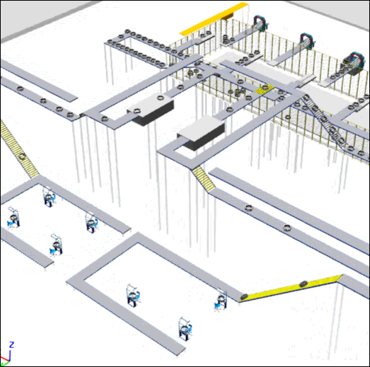 Conveyor System Production Modeling Corp 23